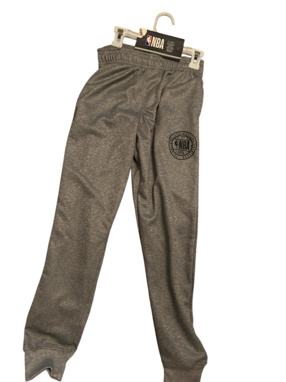 NBA Kids Heather Gray Jogger Sweatpants